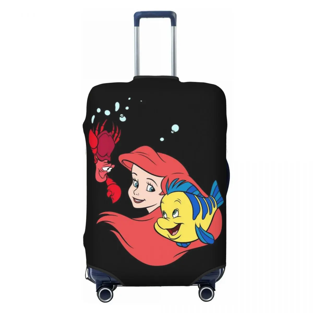 

Чехол для багажа «Русалочка» на заказ, эластичный дорожный чемодан, защитные чехлы, костюм для 18-32 дюймов