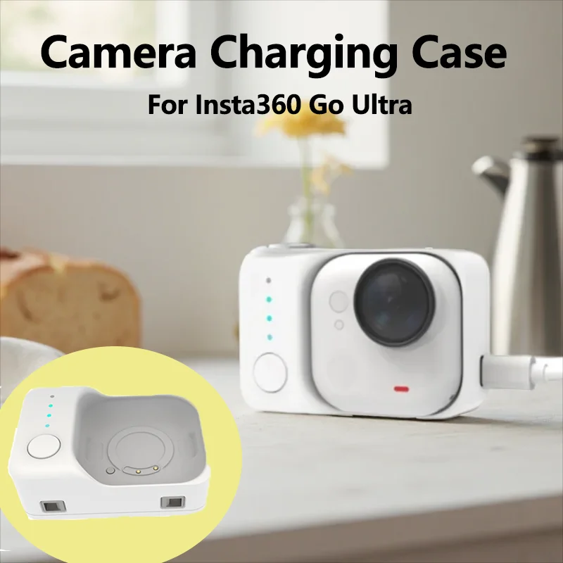 

For Insta360 Go Ultra Camera Charging Case Smart Charger Fast Charging Hub For INSTA360 GO ULTRA Power Box Butler Accessories