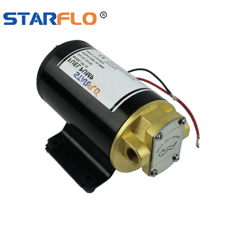 

STARFLO oil transfer pump 12v 24v 14lpm with copper gear for Marine RV mini gear oil transfer pump