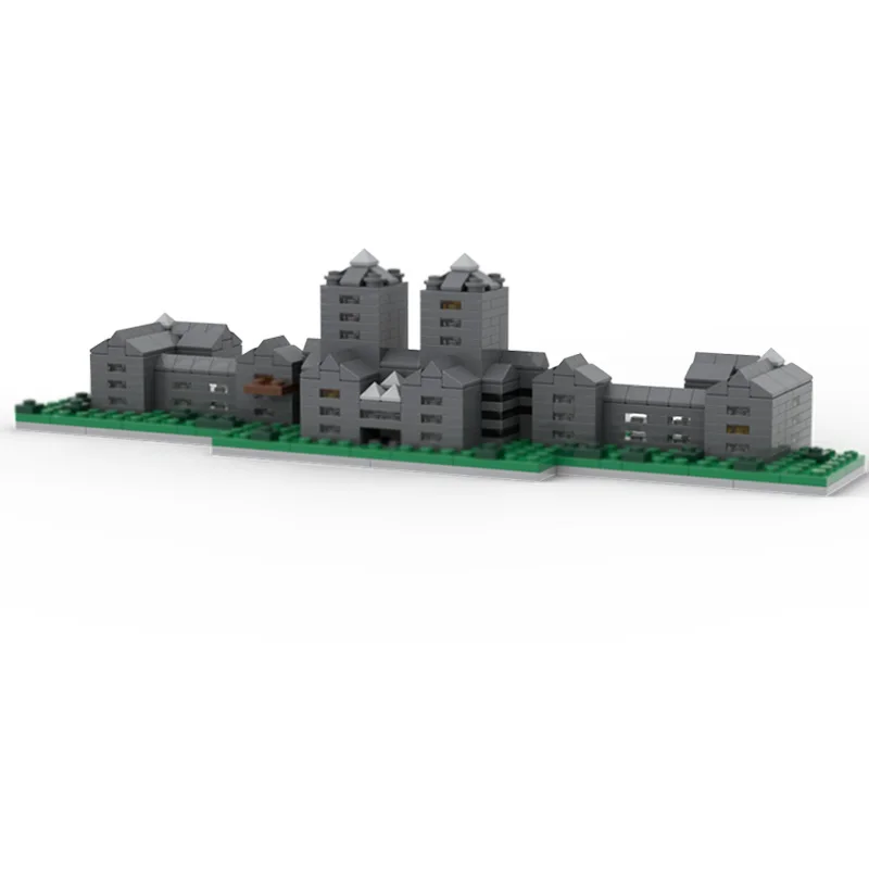 City Street View Model MOC Building Bricks Urban Block Landscape Modular Technology Gifts Holiday Assemble Children Toys Suit