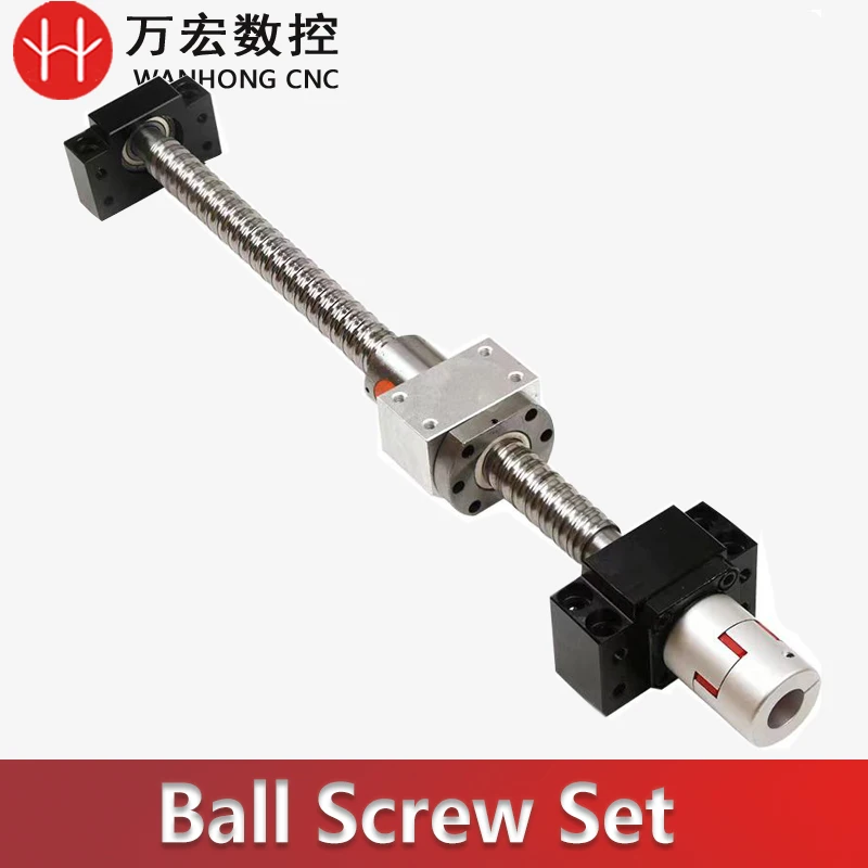 

1605 2005 2510 Ball Screw with Ball Nut + Nut Housing+BK/BF15 End Support+Couple For CNC Router