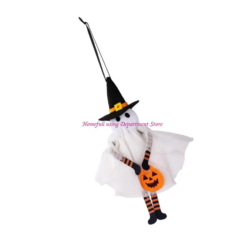 Skull Hanging Decors Weatherproof Bag Pendant For Outdoor Halloween Setup