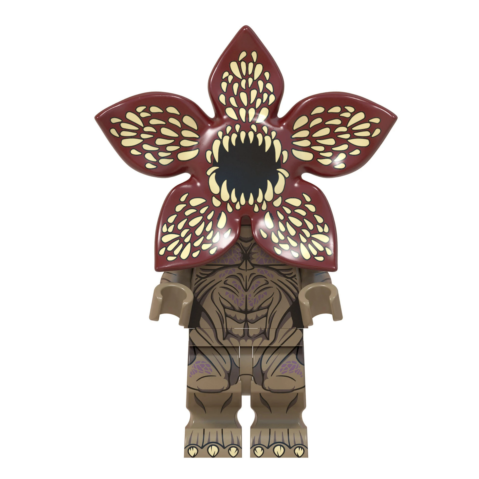 Neue Cartoon-Spielcharaktere Bausteine Lernspielzeug Niedlicher Demogorgon Kinder-Geschenke für Jungen zu Halloween – Detail 3