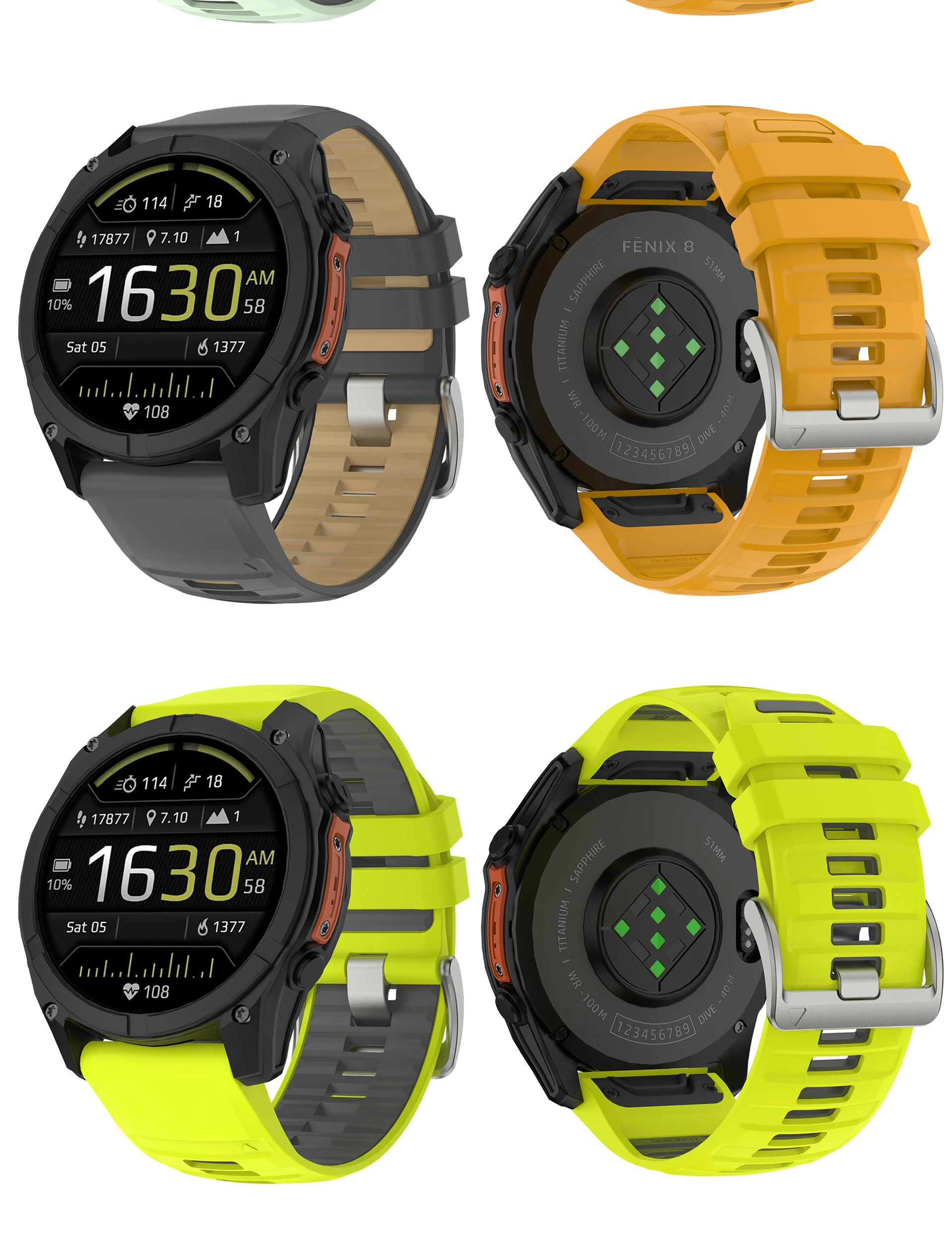 Für Fenix 8 47mm 51mm Uhrenarmband 22 26mm QuickFit Armband für Garmin Fenix 8 7 7X Pro 6 6X Pro 5 5X 965 955 Epix Pro Gen2 Armband – Detail 10