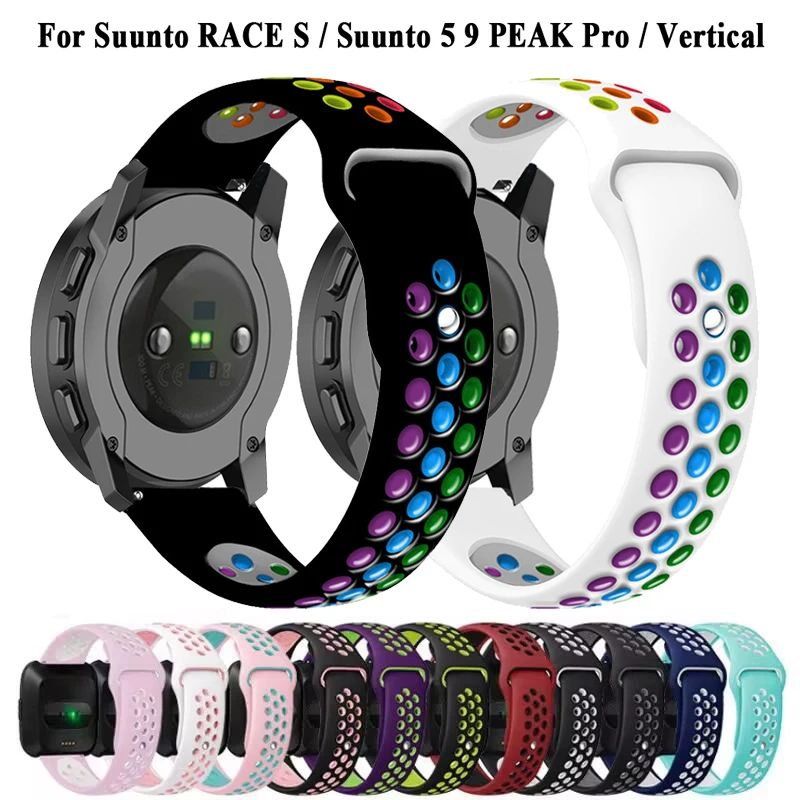 22 mm Armband für Suunto RACE S/RACE/5 Peak/9 Peak Pro/DLC Silikonarmband für Suunto Vertical/Ocean Sport Armband