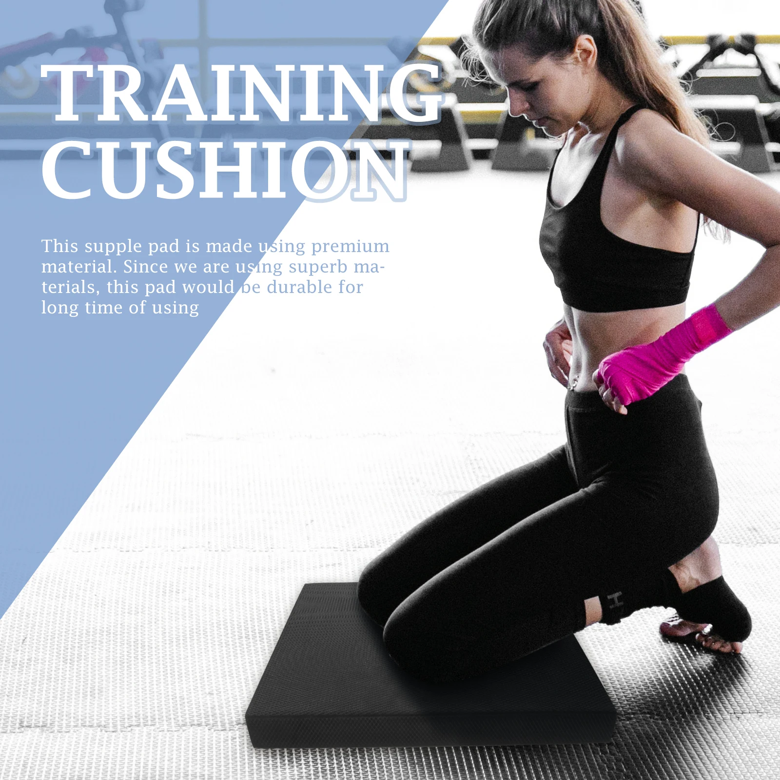 

Stability Training Mat AntiSlip Yoga Cushion Fitness Exercise Lightweight Portable TPE Comfortable SkinFriendly