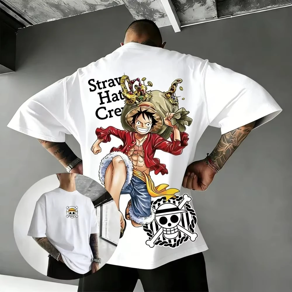 One Piece Anime T Shirt Men Women Cotton Short Sleeve Tee Tops 2026 Summer Luffy Zoro Sanji Graphic Print Streetwear Casual Y2k