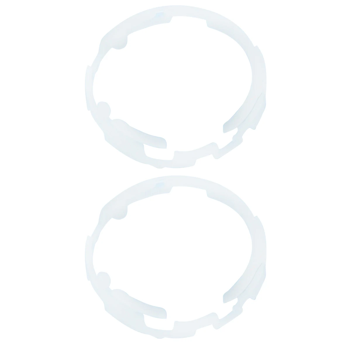 2Pcs Replacement Plastic White Spacer Ring For 6601 Watch Movement Accessories Repair Parts Fixed Machine Ring Movement Retainer