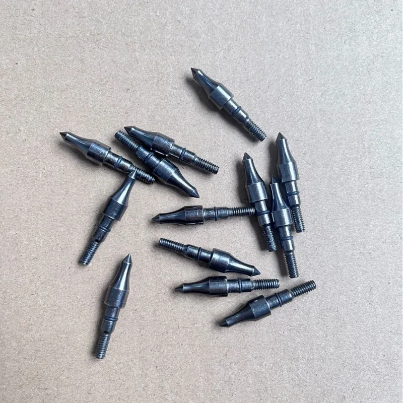 20pcs Wholesale Factory Direct 5.8mm 8mm Screw-in Arrowheads Stainless Steel Target Points Replaceable Archery Arrow Accessories