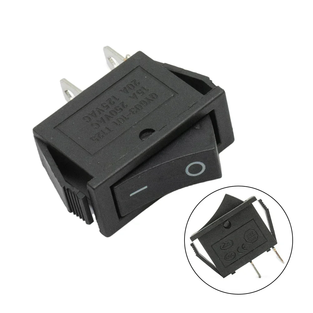 For Treadmill On-Off Rocker Switch KCD3-101/2P 12V 16A 2 Position SPST 240Vac 250VAC Car Dash Boat High Quality Practical