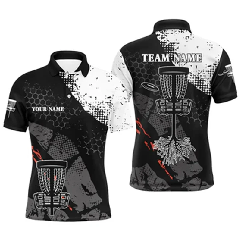 Golf Sprotwear Polo For Competition And Club Custom Name 3D Printed Short Sleeve Summer Fashion Casual Oversized Tops