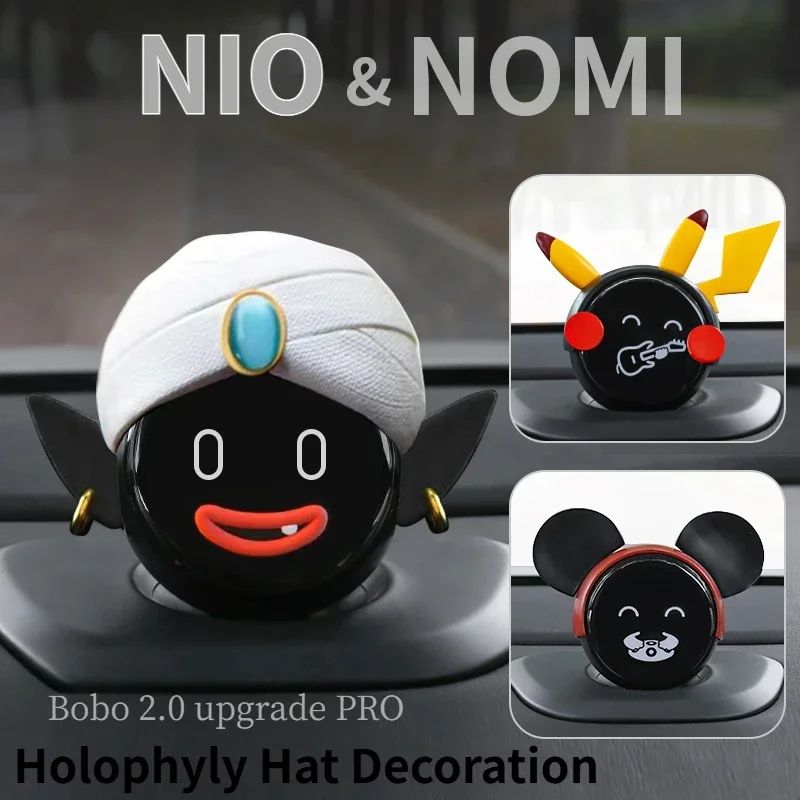 For NIO Nomi Hat Mr. Bobo Gundam Robot ET5 ES6 ES8 ES7 EC7 ET7 EC6 Helmet Decorative Protective Cover