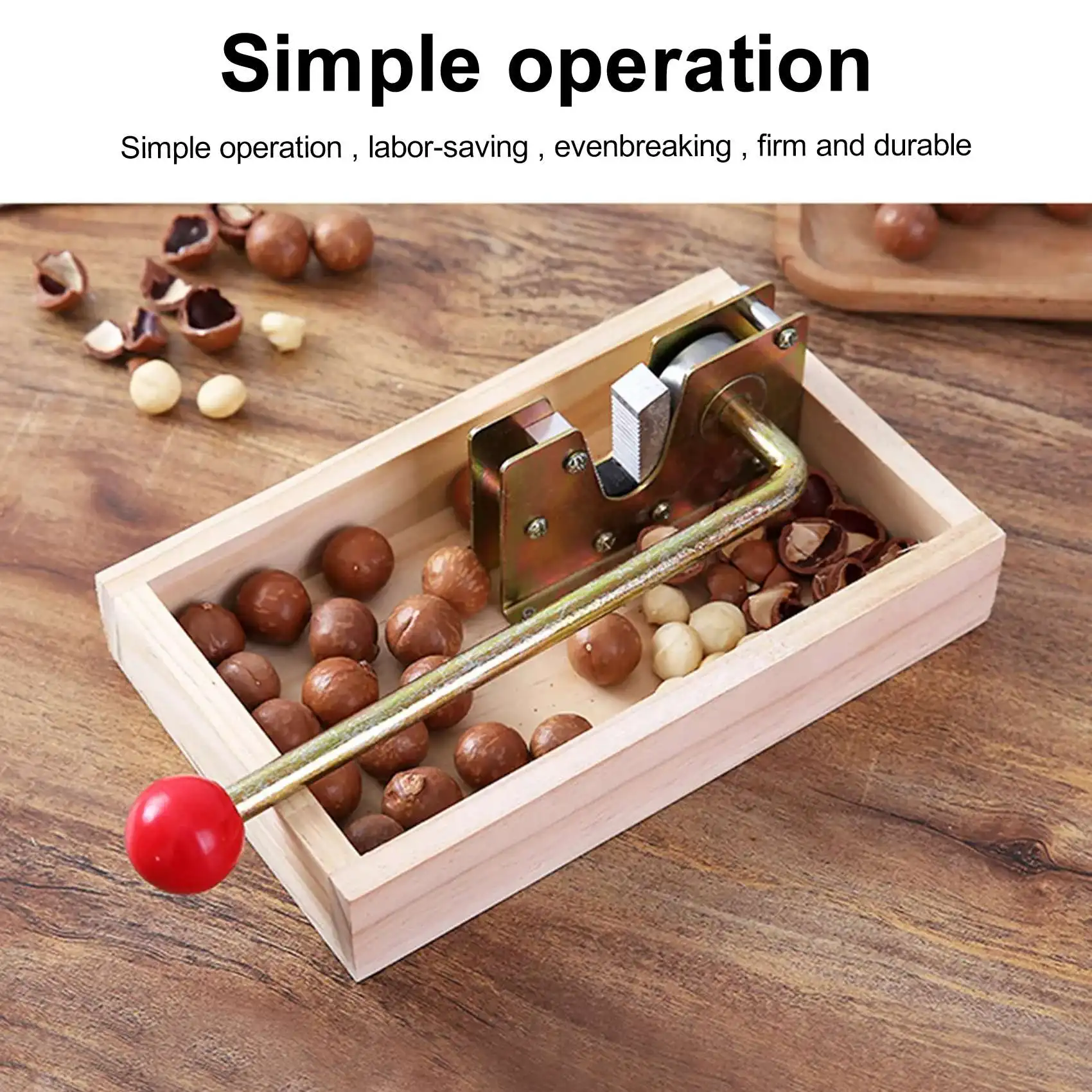 

Manual Macadamia Nut Opener Nut Cracker Machine Walnut Nutcracker Nut Sheller Tool Macadamia Nut Opening