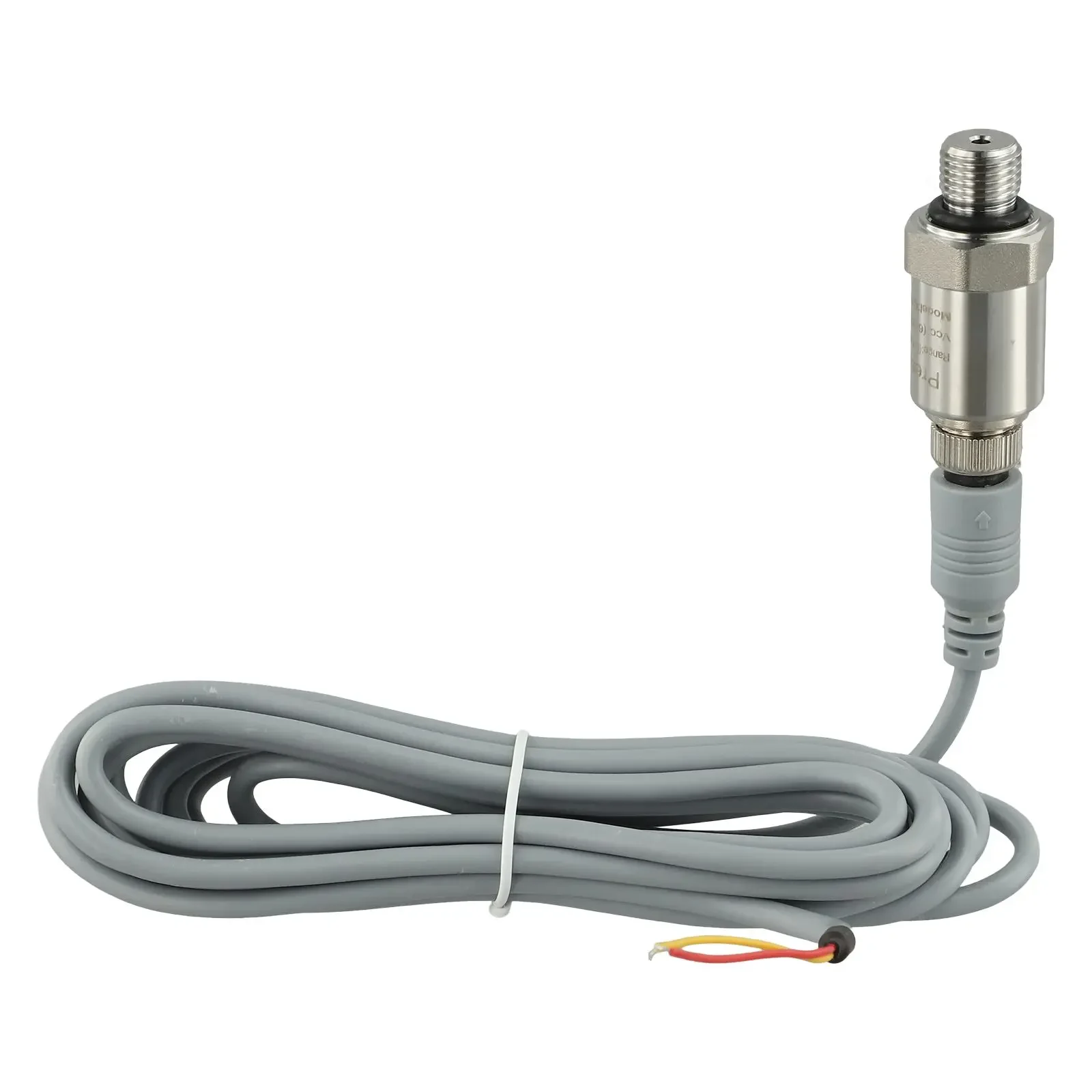 High Performance 24V DC Pressure Sensor for Air Compressors Stainless Steel Construction and Waterproof Sealing