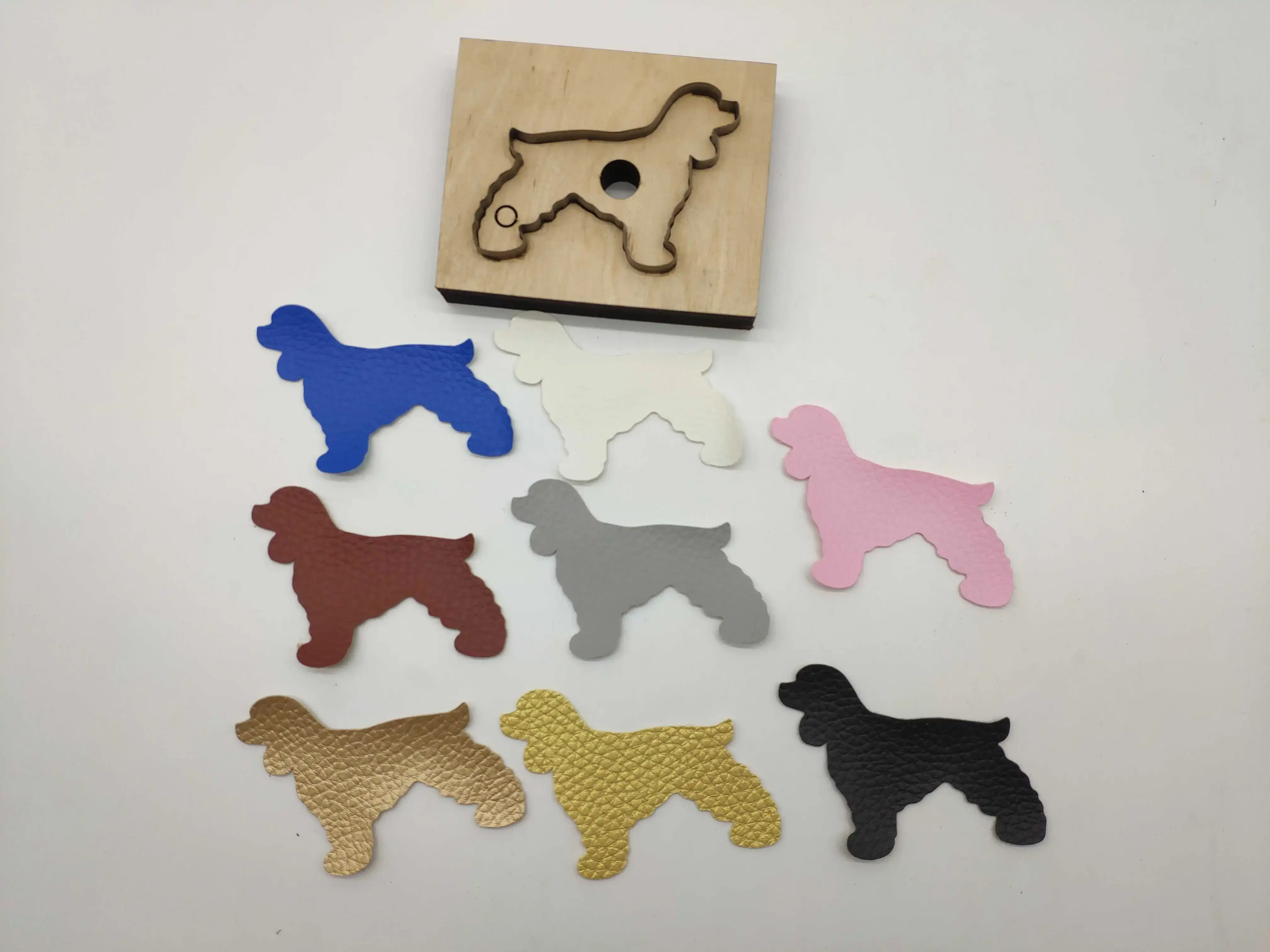 New Japan Steel Blade Rule Die Cut Steel Punch Dog-shaped Cutting Mold Wood Dies for Leather Cutter for Leather Crafts 70mm