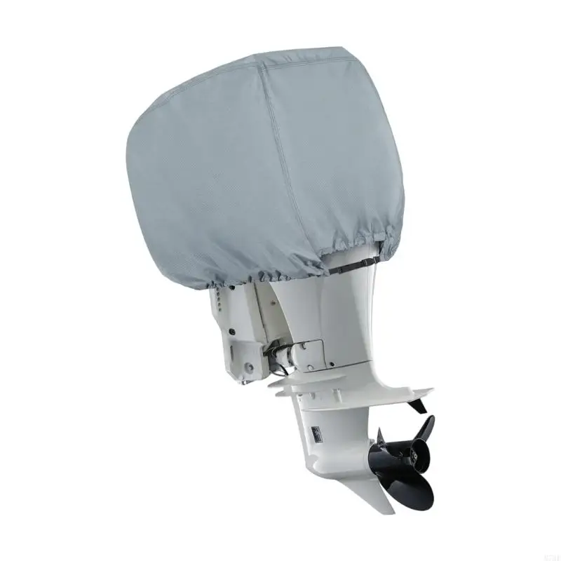 M76E 600D TPE Bootsmotorschutz, passend für Motoren mit 115 bis 225 wetterfest, leichtes Design, reißfeste Abdeckung – Detail 3