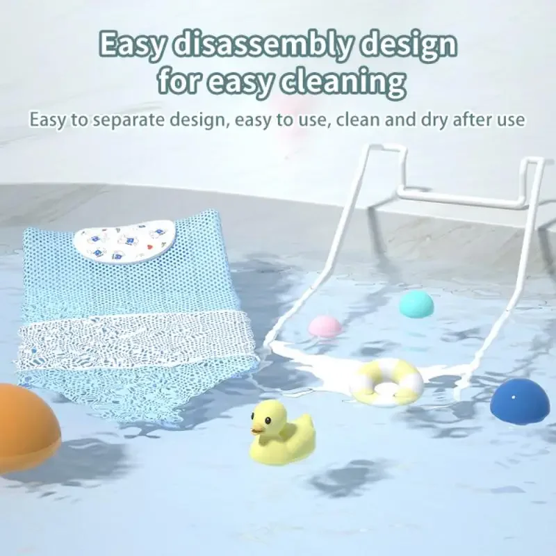 Arc Hook Design Infant Bath Cushion Infant Floating Bathtub Float Mat Shower Support Mat Baby Bath Rack