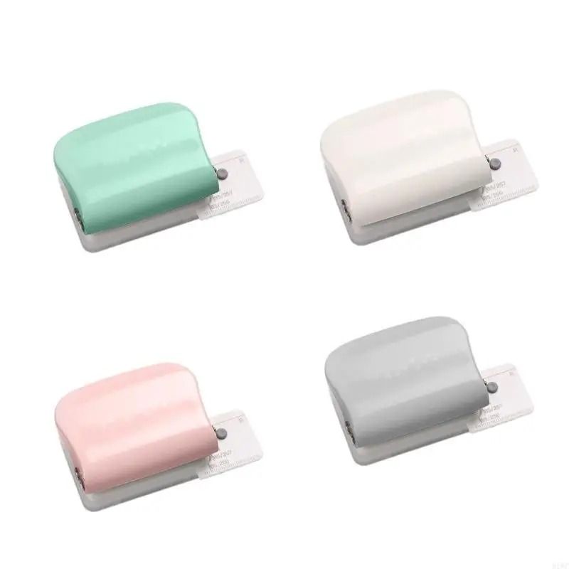 Mini Hole Punches Small 5 Hole Puncher with 5 Sheets Capacity, Compact Handheld Hole Punches for Home Office School Use 