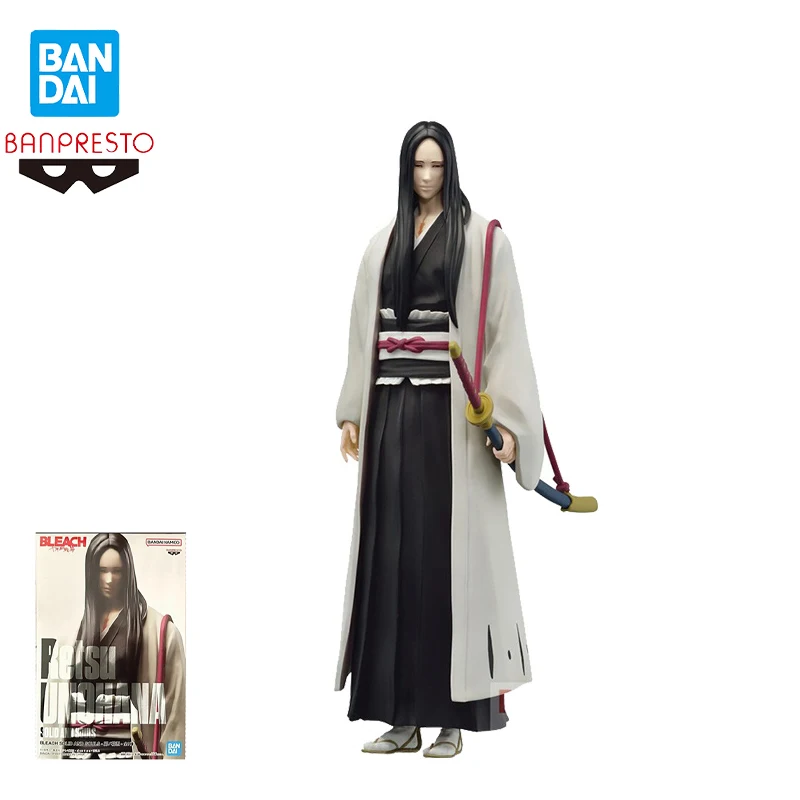 In Stock Original Bandai Banpresto Solid and Souls Bleach Unohana Retsu Anime Figure Pvc Collectible Model Toys Ornaments Gift