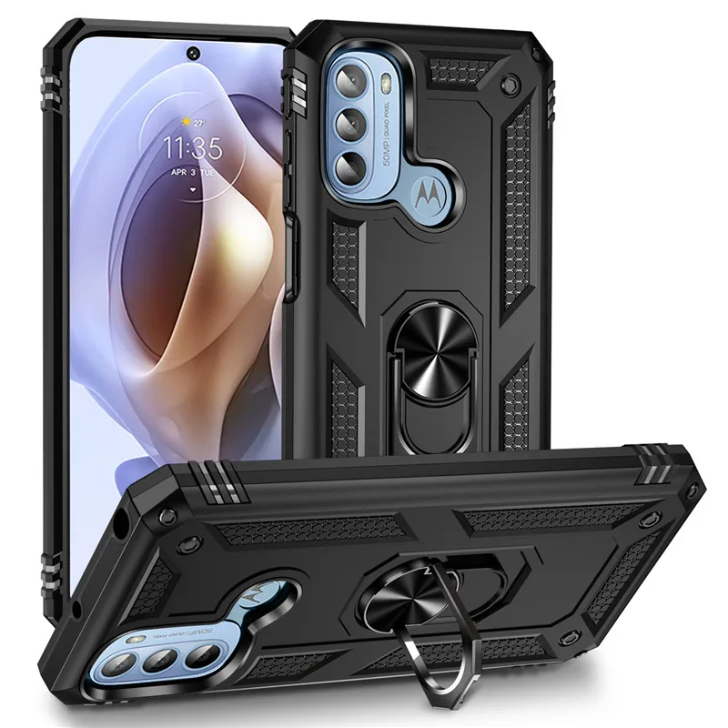 For Motorola Moto G31 4G Case Car Holder Magnetic Armor Shockproof Bumper Case Cover For Moto G 31 MotoG31 4G Phone Cases