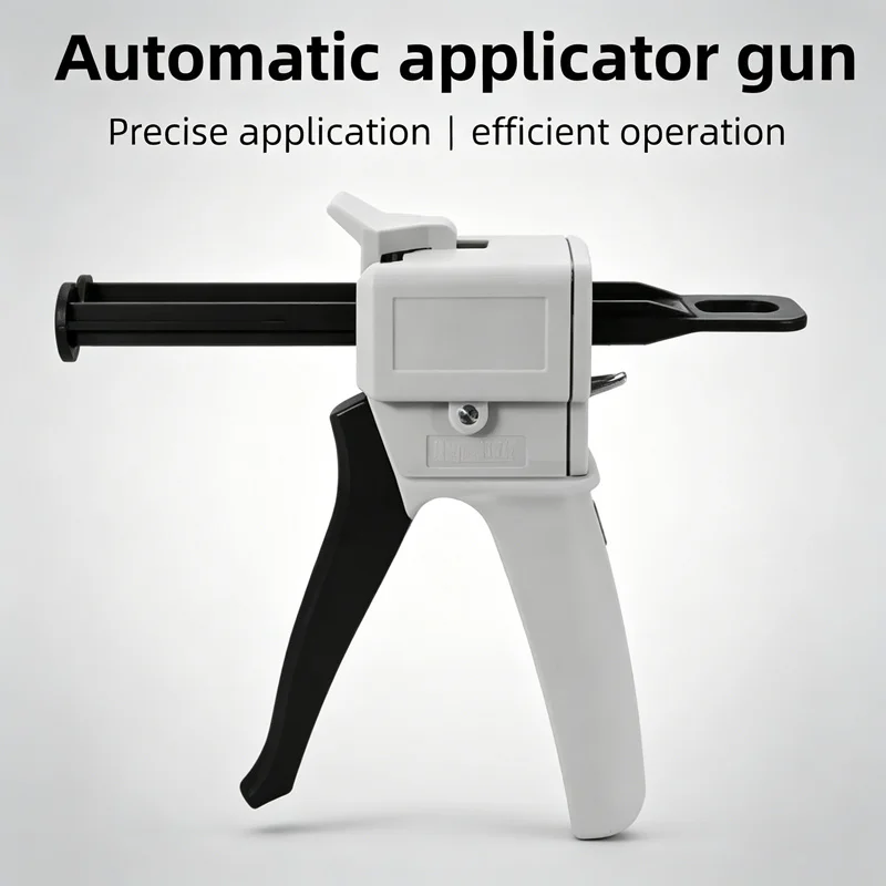 Portable Manual Solder Paste Dispenser Gun Single Push Rod Design For Smartphone Frame Epoxy UV Adhesive Extrusion Work