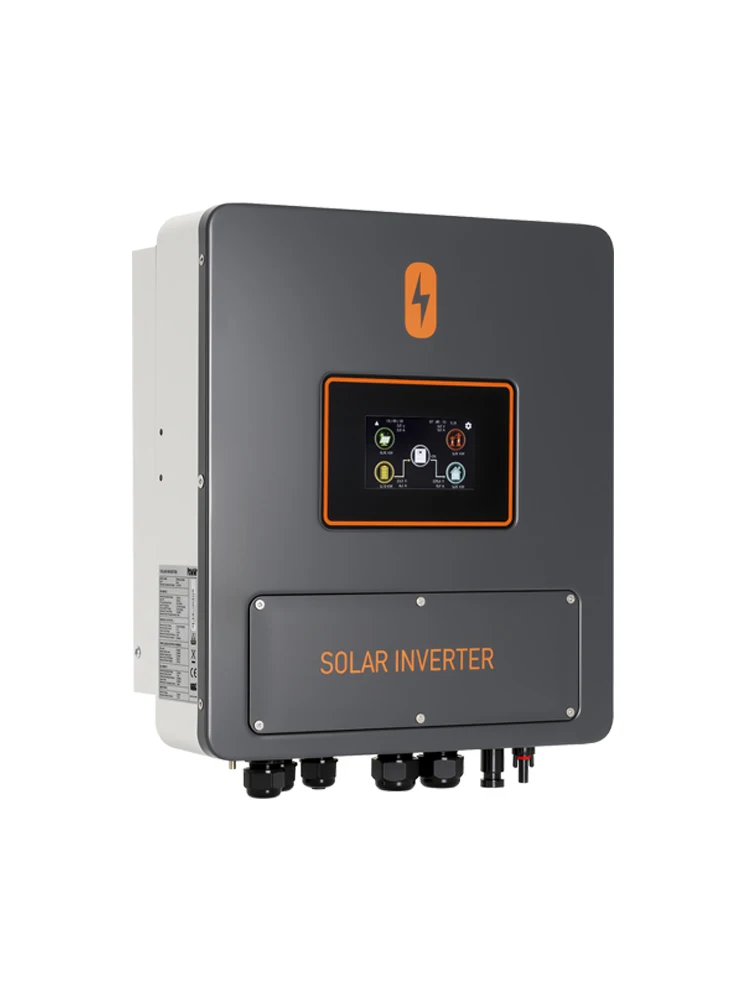 【IP65】PowMr 3KW Hybrid-Solarwechselrichter 24V 220V Off-Grid-Wechselrichter mit MPPT 100A Ladegerät