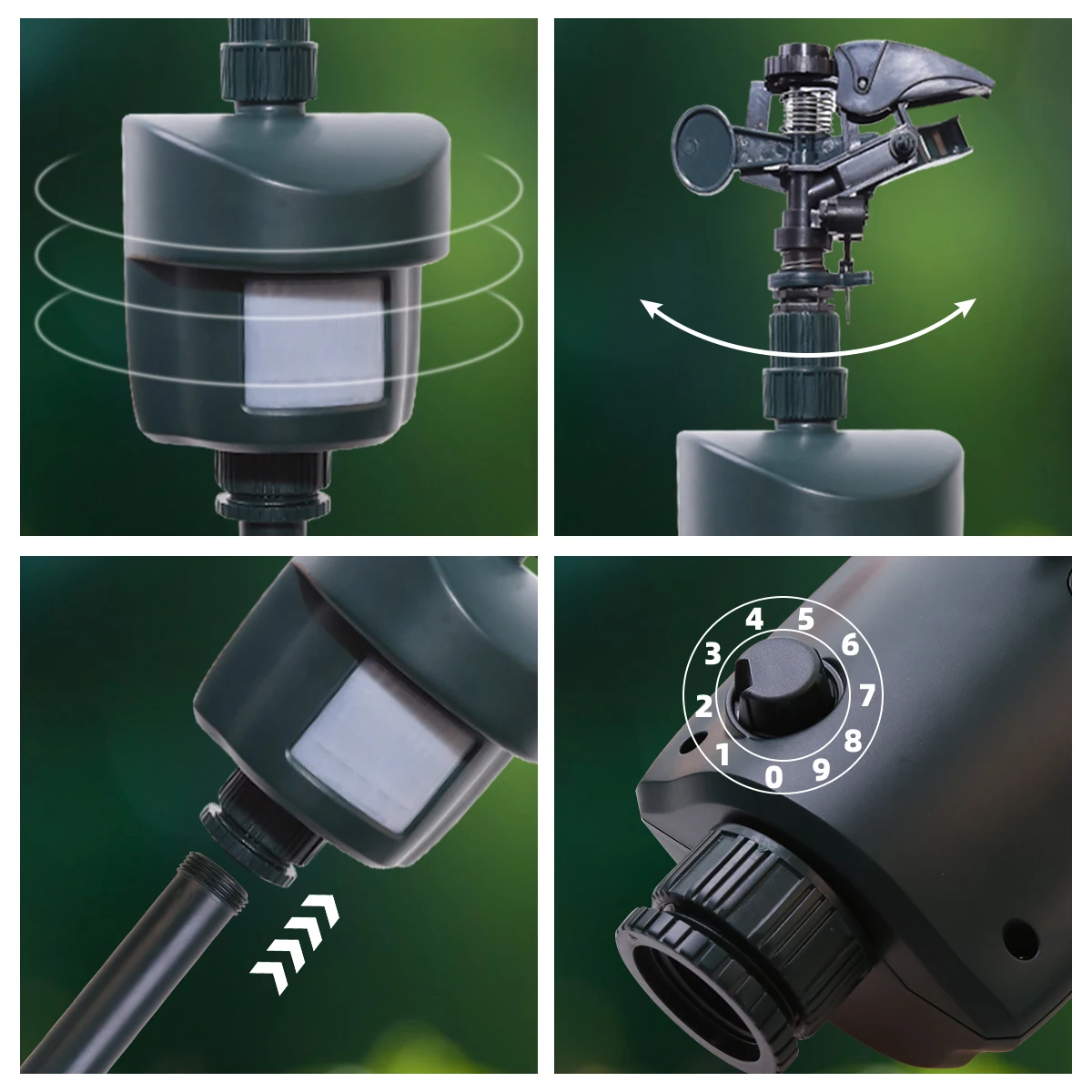 Motion Activated Sprinkler to - огляд і ціна Smart Garden Tap Timer