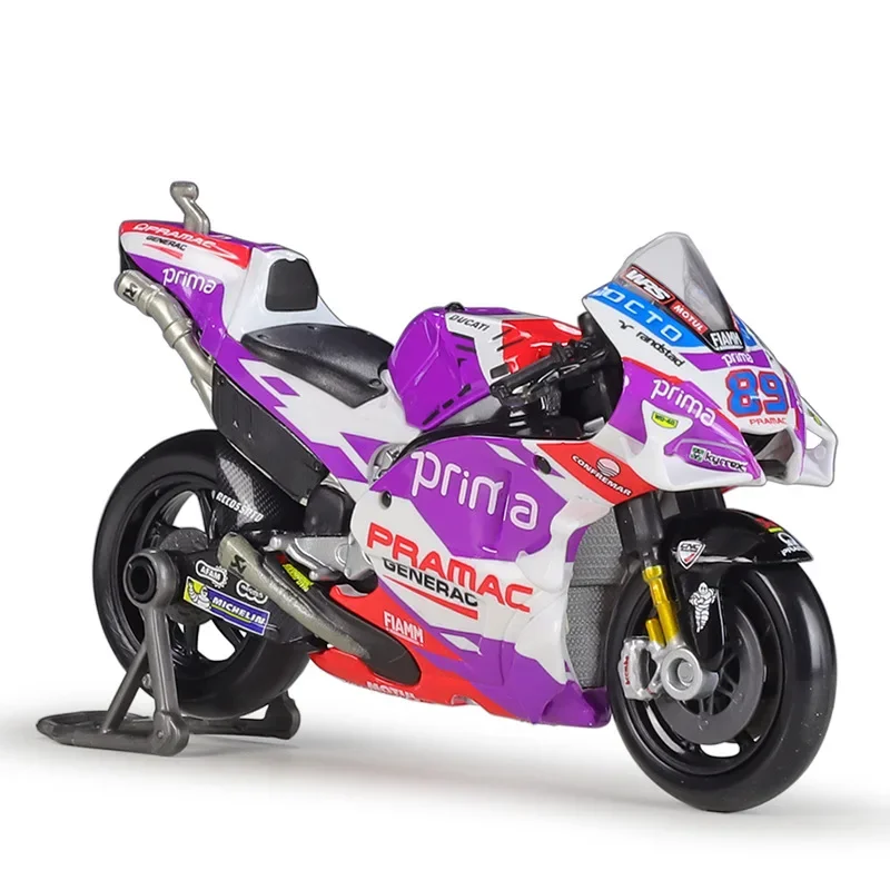 Maisto 1:18 MotoGP Pramac 2022 DUCATI Desmosedici High Simulation Alloy Model Adult Collection Decoration Gifts Toys for Boys