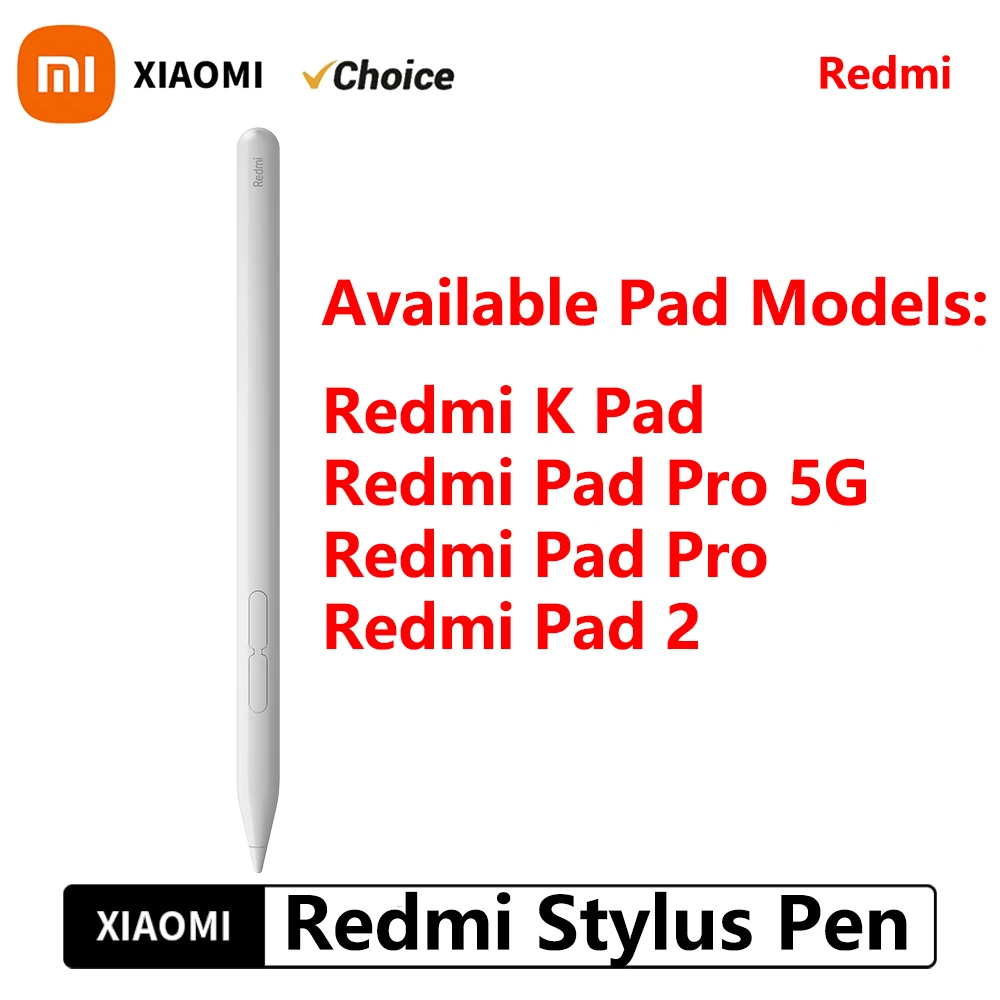 

Original Redmi Stylus Pen 240Hz Draw Writing Screenshot Tablet Screen Touch 4096 level Type-C Charging