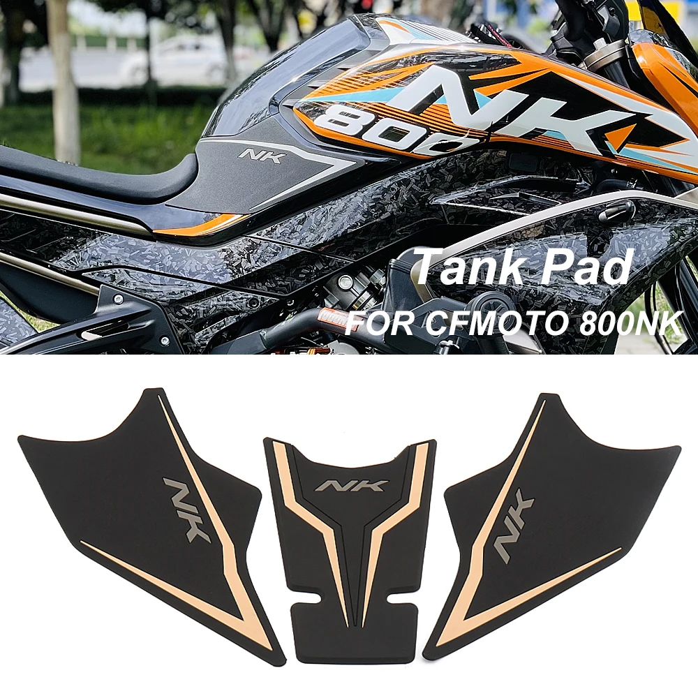 

New With Logo Tank Traction Pad Anti Slip Sticker Motorcycle Decal Gas Knee Grip Protector For CFMOTO 800 NK 800NK 800nk