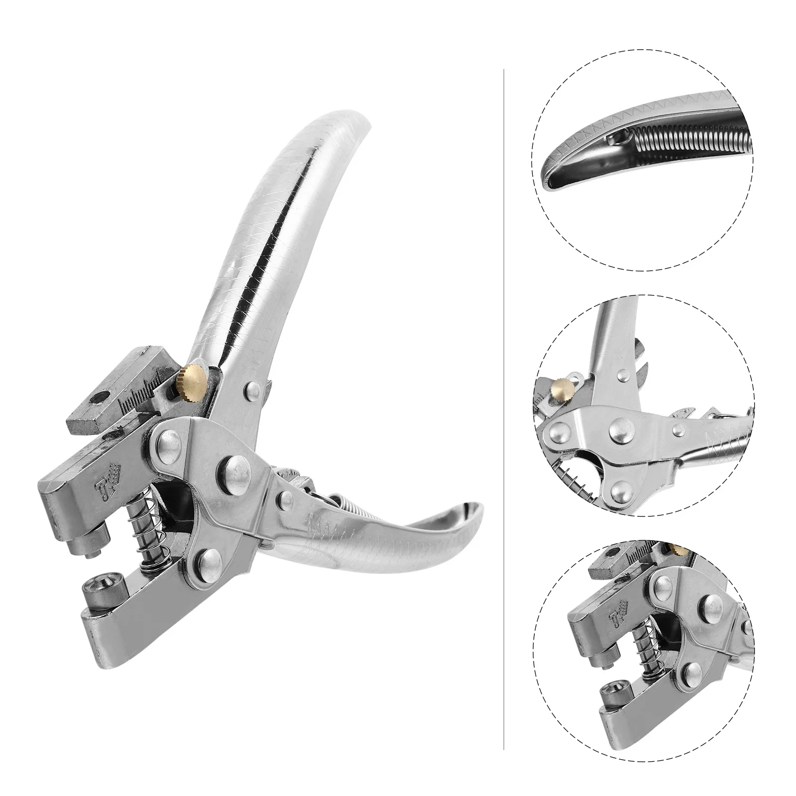 

Multifunctional Metal Hole Punch Professional DIY Tool Easy Carry Use One Hand Operation Nonslip Handle Stronger Punches