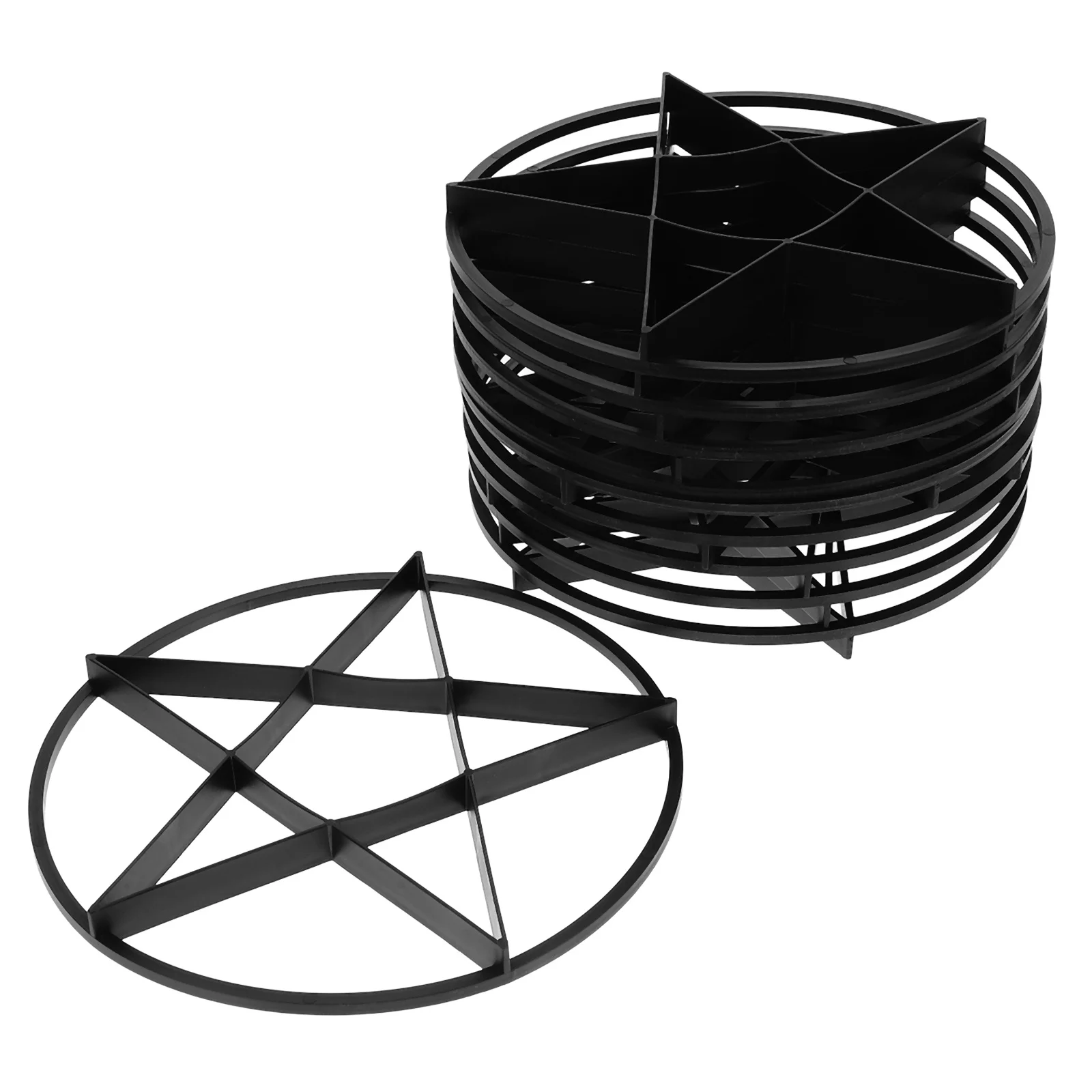 10 قطعة منصة النبات الأسود أقدام للأواني الداخلية والخارجية قاعدة التهوية لمنع الجذر تعفن تراكم المياه زارع الناهض حامل #5