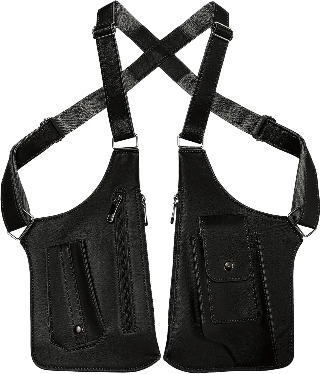 Large Double Shoulder Armpit Bag - Underarm Holster for Men, Anti-Theft Concealed Crossbody
