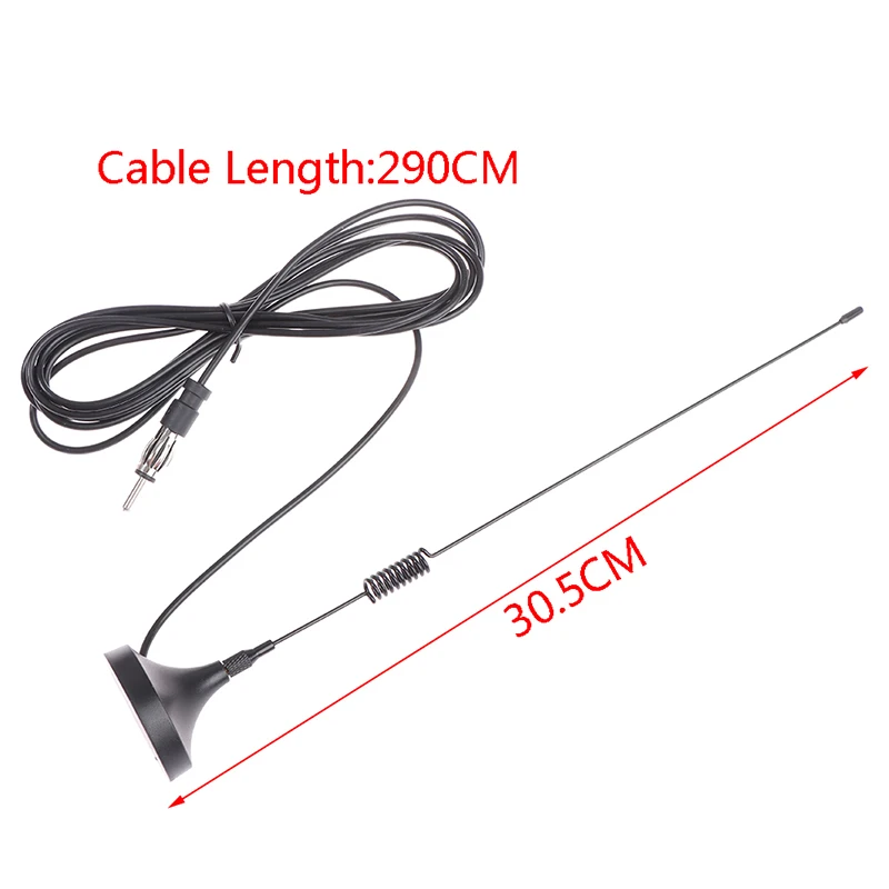 

Car Signal Booster Antenna Car Roof Mast Whip Stereo Radio Fm/Am Signal Antenna Magnetic Base Roof Radio Car Accessory