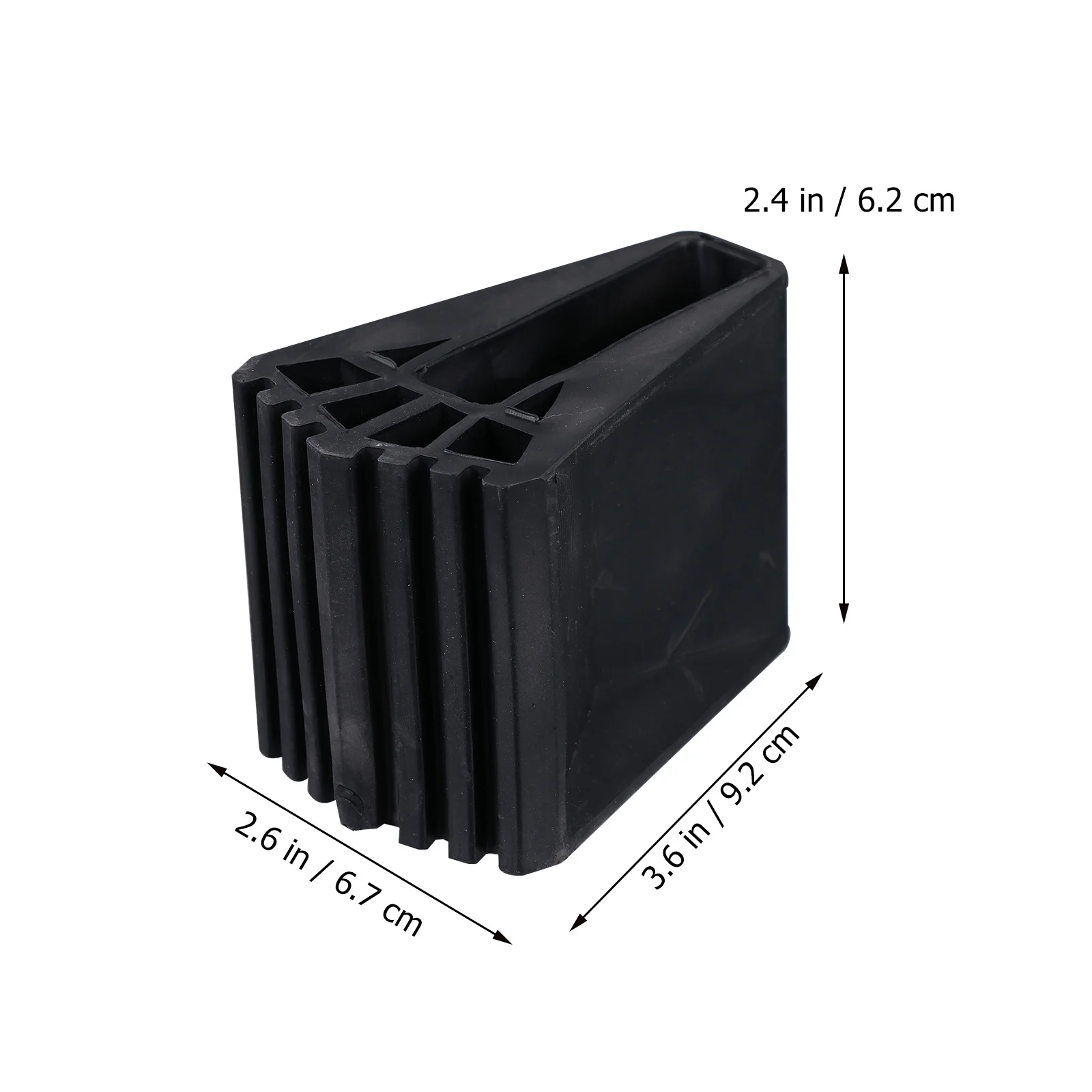 2 Stuks Ladder Voeten Protectors Rubber Anti-Slip Pads Verdikte Ontwerp Trillingsdemping Geluidsisolatie Antislip Ladder voeten