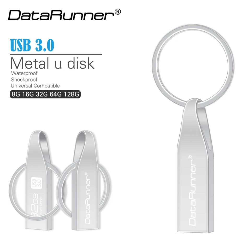 

Высокоскоростной USB-флеш-накопитель DataRunner USB 3,0, флэш-накопитель Usb 32 ГБ, 64 ГБ, 128 ГБ, водонепроницаемый флеш-накопитель USB, карта памяти, флешка