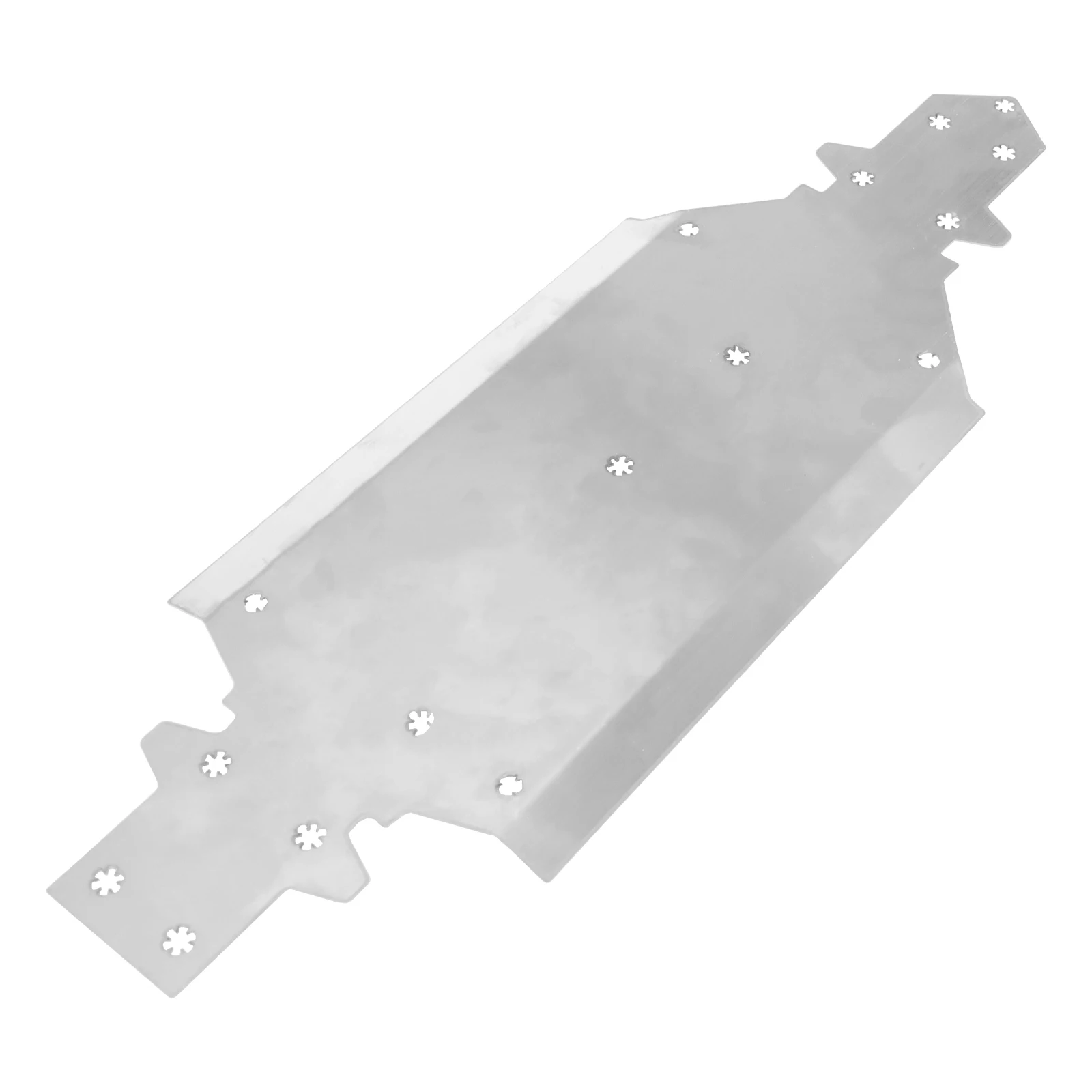 Armadura de chasis de acero inoxidable para modelo de coche de rally Rlaarlo XTS F10, armadura inferior de chasis resistente a los arañazos