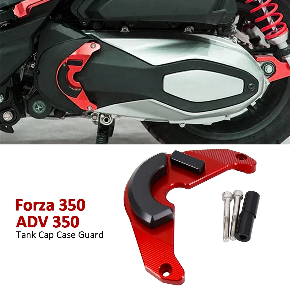 

CNC Aluminum For HONDA FORZA Forza 350 Forza350 ADV350 ADV 350 Motorcycle Accessories Protection Cover Tank Cap Case Guard