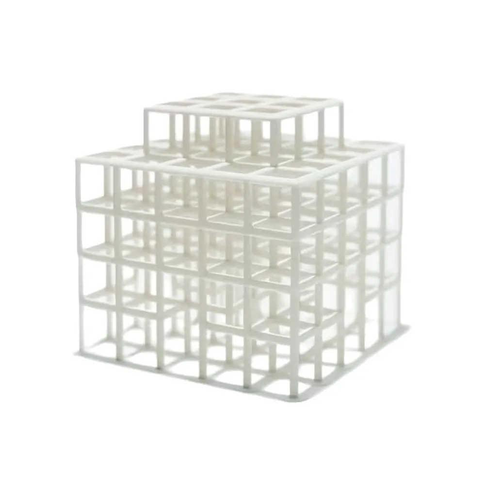 3D Printed Fish Shrimp Hideout Shelter Plastic Natural Look Shrimp Hiding Place Grid Multi-level Hollow Out