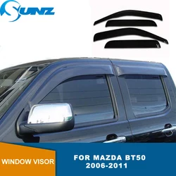 Door Visor For Mazda Bt-50 Bt50 2006 2007 2008 2009 2010 2011 Window Visor Awnings Shelters Shades Sun Rain Deflector Guard SUNZ