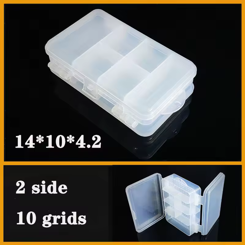 Transparent Plastic box Screw Compartment Box Jewelry Earring Display Case Container Clear Terminal Organizer Tool Storage boxes - Image 29