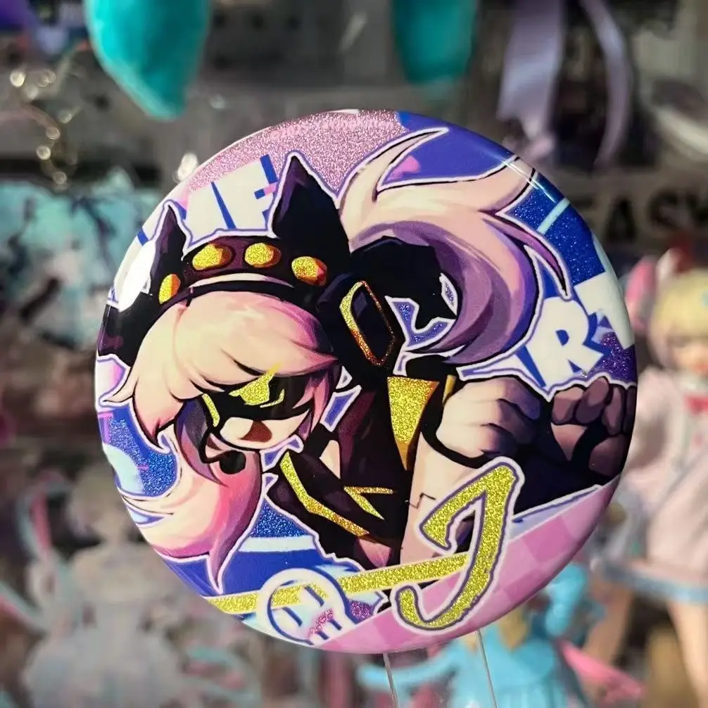 머더 드론즈 캐릭터 틴플레이트 배지 우지 엔 비 제이 싱 애니메이션 만화 원형 브로치 백팩 의류 핀