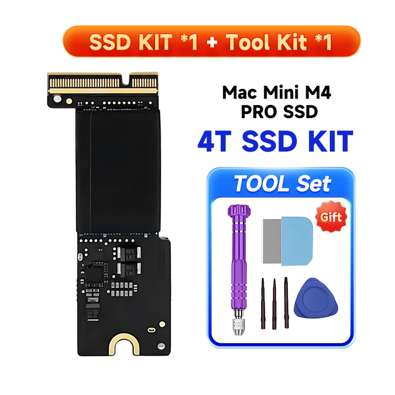 NEW Mac Mini M4 PRO SSD 2TB/4TB Internal Solid State Hard Disk SSD