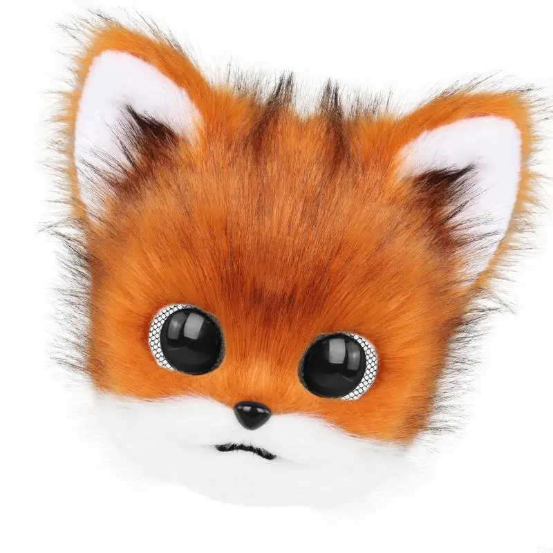77He fuzzy Animal Character Mask Soft and Safe Design for Kids Adults Cosplay Event and Themed Celebrations