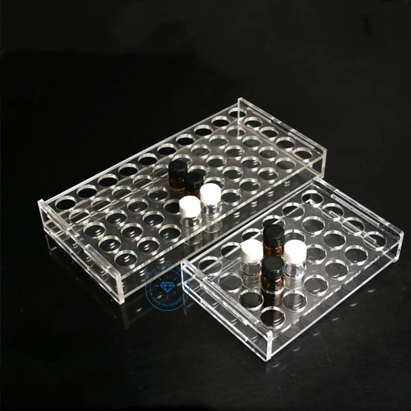 Sample Bottle Rack Laboratory Equipment,High Quality PMMA 2ml,3ml,5ml,10ml,20ml,30ml,40ml,50ml,60ml