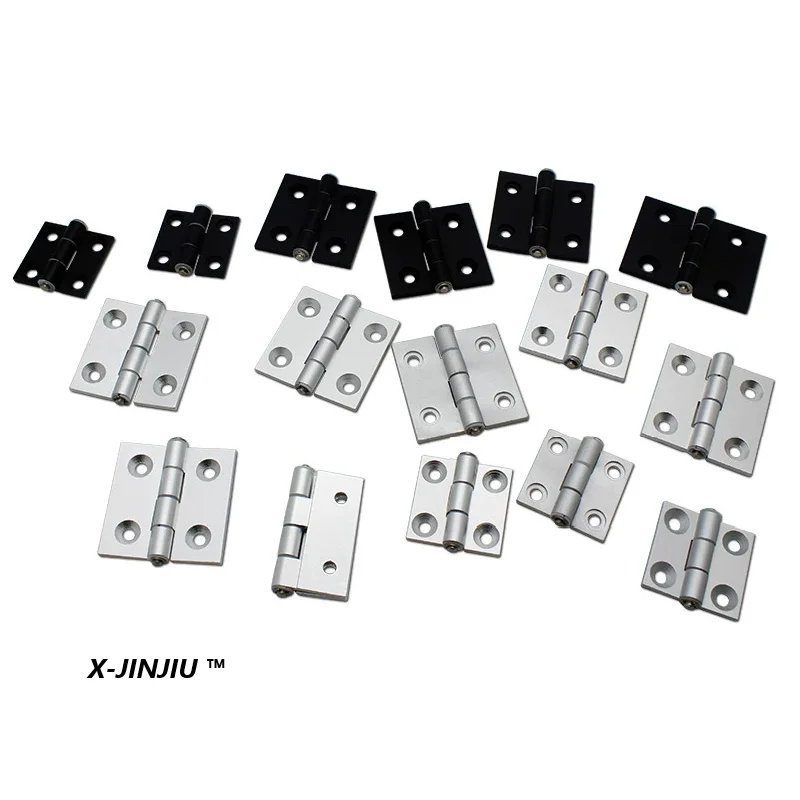 aluminum profile sound-absorbing and dust-proof hinge equipment butterfly hinge Aluminum alloy profile cabinet door hinge