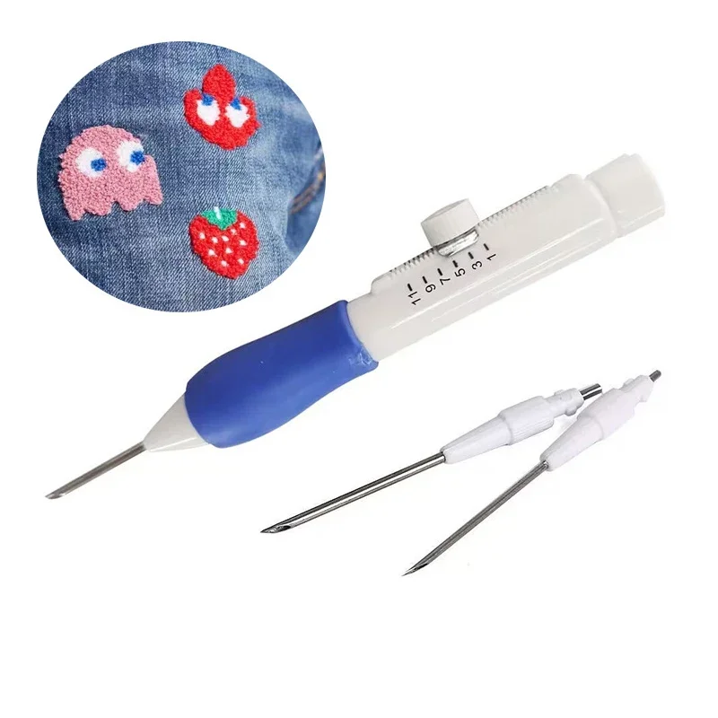 New Adjustable Puncture Magic Needle Russian Magic New Duohua DIY Needle Embroidery Combination Set