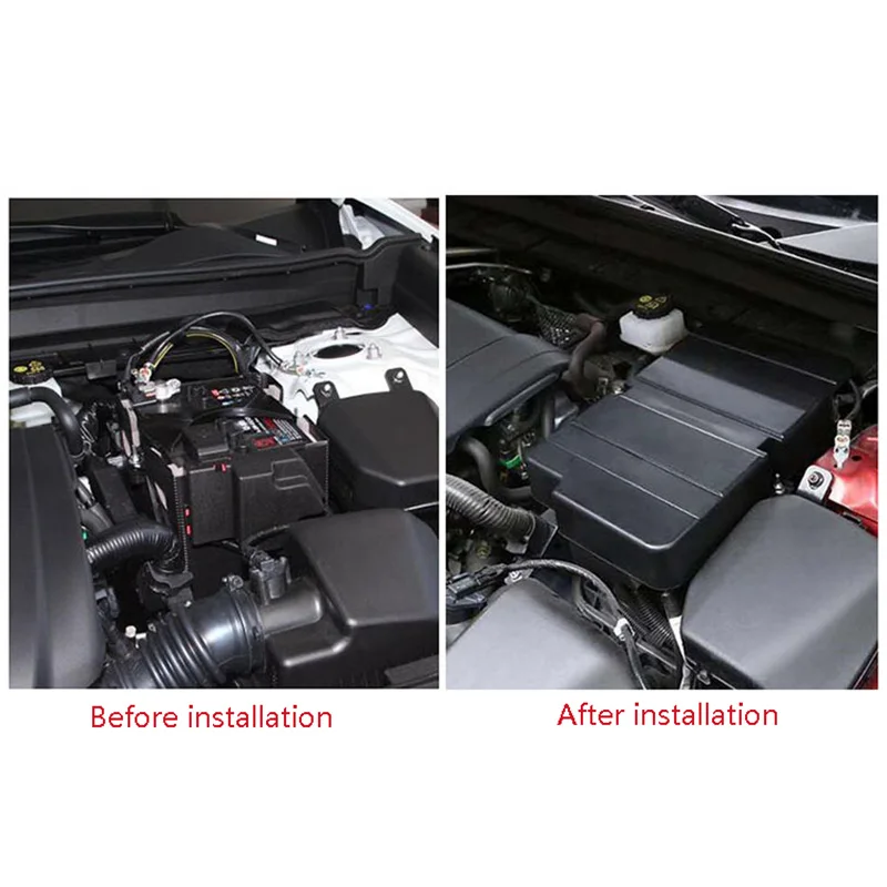 Engine Battery Dust Proof Positive Negative Electrode Waterproof Protective Cover for Mazda Cx-30 Cx 30