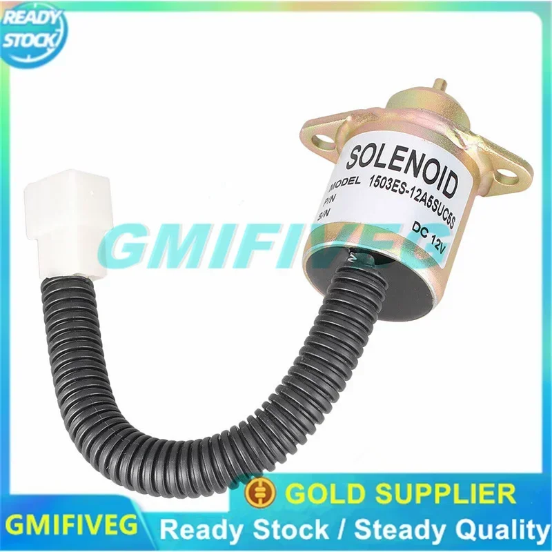 1X جديد 12 فولت الوقود اغلاق إيقاف الملف اللولبي لكوبوتا يانمار سينكرو بدء SA4569T 1503ES-12A5UC5S SA-4569-T 17594-6001-4