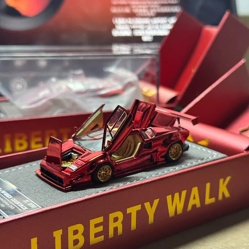 TOPART 1/64 LB★WORKS Countach Chameleon New Arrival TopArt 1/64th Liberty Walk LBWK Lamborghini Countach